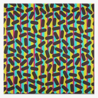 Azulejo 90's Pattern Retro Particles De Tobias Fonsecana - Hardcover Journal #9021807