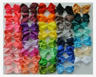 4 Inch Hair Bows On Alligator Clips - Origami #9022526