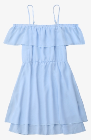 Ruffles Chiffon Cold Shoulder Mini Dress - Cocktail Dress #9023032