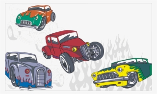 Vintage Hot Rods Clipart - Hot Rod Clip Art #9023739