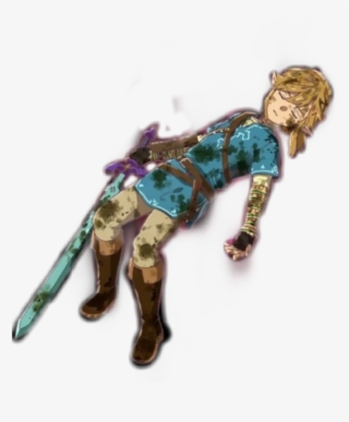 #link #zelda #tloz #botw #falling #breathofthewild - Figurine #9026050