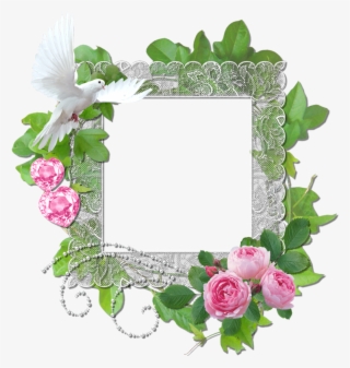Green Frame Freebie - Green Rose Frame Png #9026246