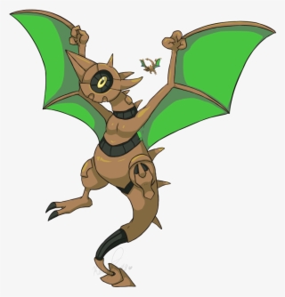 Pokemon Fusion - Lunadactyl - Cartoon #9026401