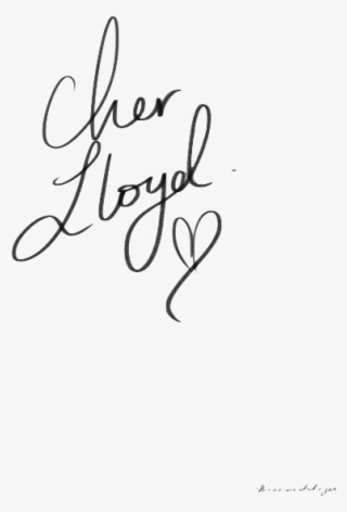 33 Cher Lloyd, Celebrity Gallery, Cheryl, Music People, - Calligraphy #9026852