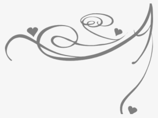 Silver Clipart Swirls - Swirl Clipart Transparent Background #9030099