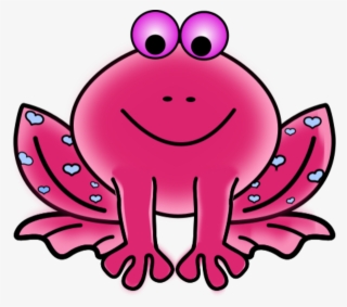 600 X 531 2 - Pink Frog Clip Art #9030649