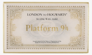 Ticket Magnet Scaled V=1550047686 - Platform 9 3 4 Ticket #9031701