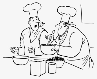 All Photo Png Clipart - Chef Cooking Clipart Black And White #9032338