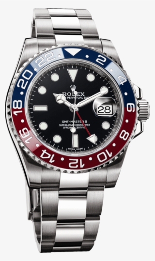 Rolex Gmt Master Ii 18k White Gold Pepsi Bezel - Gmt Master Model Rolex #9033267