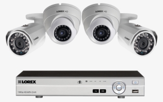 1080p Hd Security Camera System With 4 1080p Metal - Security System Cameras #9033303 1080p Hd Security Camera System With 4 1080p Metal - Security System Cameras #9033303
