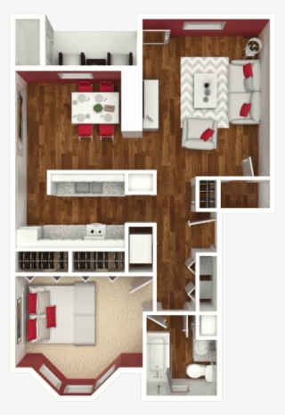 1 Bed - Floor Plan #9033600
