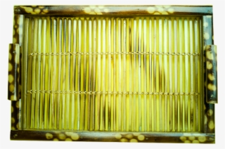 Nifty Bamboo Scale Tray In Yellow And Brown - Gate #9033768