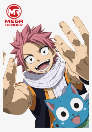 Render Fairy Tail Natsu E Happy Yea - Fairy Tail Dvd Happy #9034771