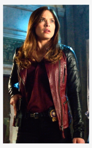 Real Catherine Chandler Jacket - Camren Bicondova In Leather #9034979