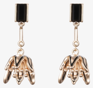 Flower Shape Drop Earrings - Earrings #9034989