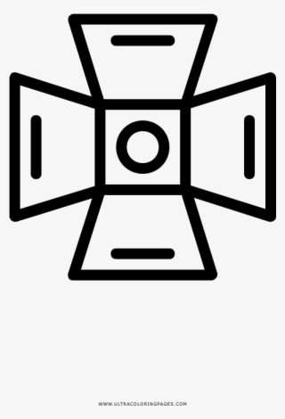 Studio Light Coloring Page - Vector Graphics #9036074