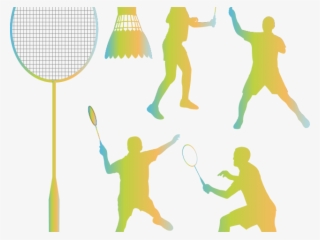 Chinese Clipart Shuttlecock - Badminton Silhouette #9036867