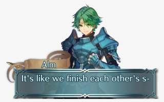 Can You Do Alm Saying " It's Like We Finish Each Other's - Alm Fire Emblem Heroes #9037090