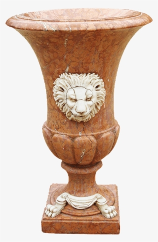 19th Century Italian Marble Campana Urn - Carving #9037201