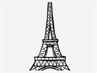 Drawn Eiffel Tower French - Eiffel Tower Icon Transparent #9038105