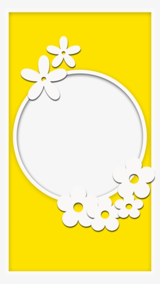 Yellow Flower Frame - Frame Flower Yellow #9038604