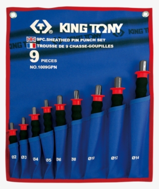 Juego De 9 Punzones Saca Espigas 2 A 14mm - King Tony #9039376