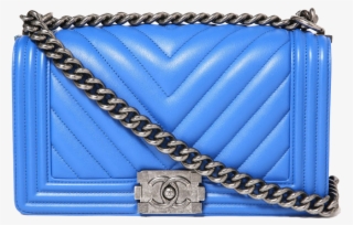 Blue Shoulder Fashion Chain Perfume Bag Handbag Clipart - Wallet #9040304