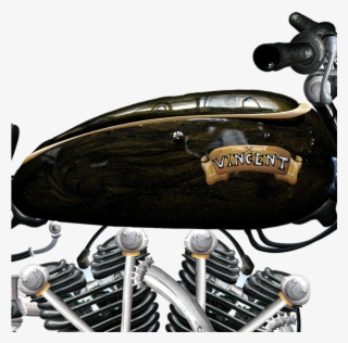 Vincent Black Shadow Motorcycle Men's T-shirt - Motorcycle #9040383