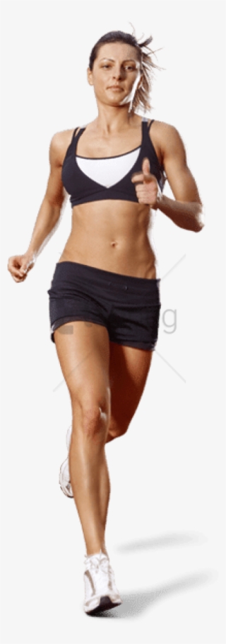 Free Png Download Running Woman Front Png Images Background - Running Person Transparent Background Png #9040747