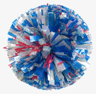 Plastic Show Pom Solid Color Single Glitter - Circle #9041018