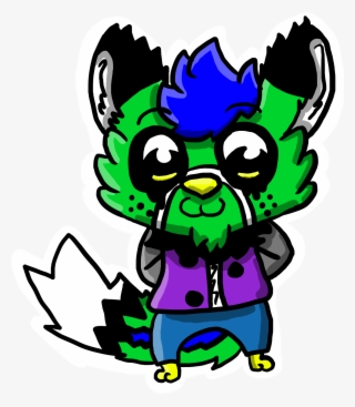 Dessin De Mon Furry Dans Le Style De L'animé Pop Team - Cartoon #9041321