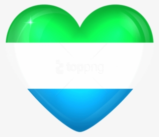 Free Png Download Sierra Leone Large Heart Flag Clipart - Indian Flag Image Gallery #9041468