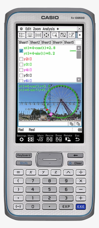 The New Fx-cg500 - Casio Calculator Touch Screen #9042044