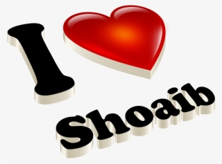 Shoaib Heart Name Transparent Png - Love U Asmita Name #9042807