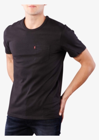 S Sunset Pocket T-shirt Black - Man #9042898