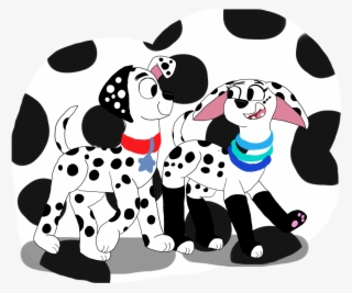 First Art Of 2019, Drawing These Two Characters From - 101 Dalmatians Street 2019 #9043268