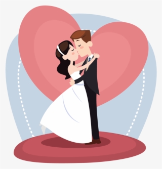 Molduras Para Convites De Casamento Com Arabescos Search - Bride And Groom Cartoon Png #9043700