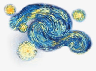#starrynight #sky #swirls #vangogh #stars - Van Gogh Starry Night #9043822