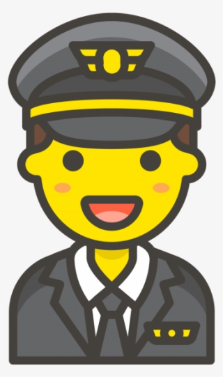 Pilot Man Emoji - Pilot Woman Icon #9043915