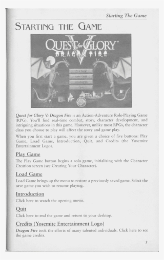 Download - Quest For Glory 5 #9044115