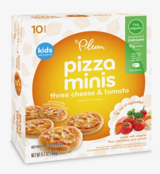 Plum Organics Pizza Minis Three Cheese & Tomato - Convenience Food #9044808