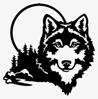 Wolf Art - Loner - Wolf Metal Wall Art #9046386