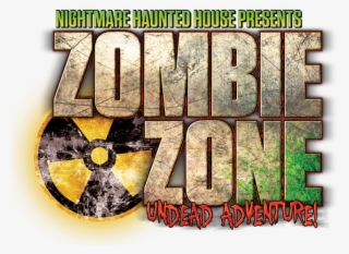 Nightmare Haunted House, Zombie Zone, Haunted House - Graphic Design #9047221