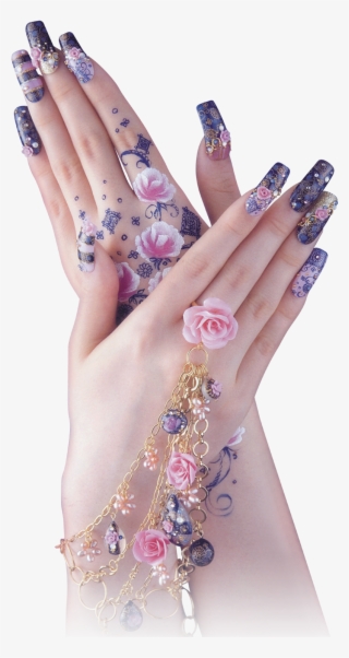 Art Horoscope Nails Fingers Artificial Creative Nail - Manicure Nail Clip Art #9047867