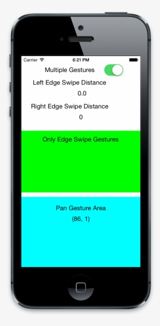 The Demonstrates How To Use The Swipe Gesture On The - Suicide Prevention App #9048235