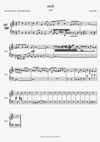 Meh Sheet Music Composed By Narwahls 1 Of 1 Pages - See The Light 악보 #9048407