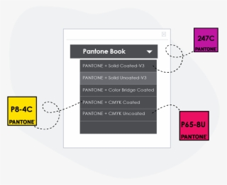 Multiple Built-in Pantone Books - Diagram #9048588
