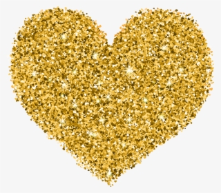 Decorative Golden Heart Transparent Image - Heart #9049968