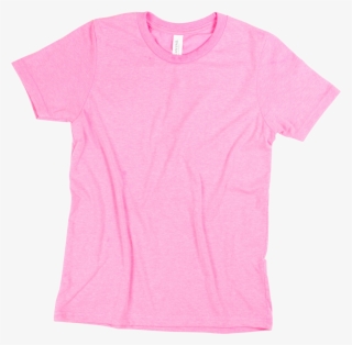 Neon Pink - Light Pink Cotton T Shirt #9050035