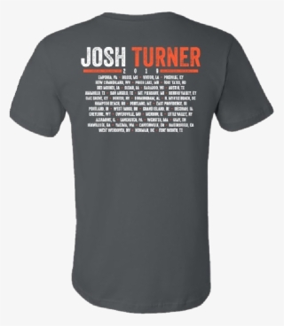 Josh Turner 2019 Asphalt Tour Tee - Active Shirt #9050518